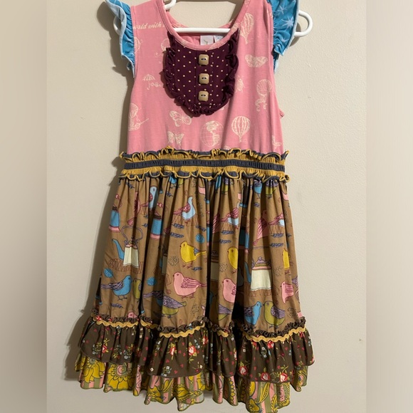 Matilda Jane Butternut Tank Dress Paint By Numbers Hot Air Balloons - Picture 1 of 3